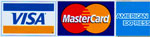 Alsa accepts VISA, MASTERCARD and AMERICAN EXPRESS