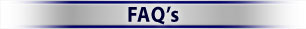FAQ's
