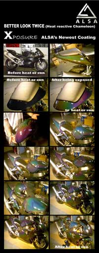 ALSA CHROME PAINT IS USED WITH THIS PRODUCT