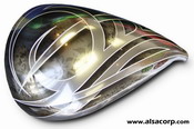 ALSA CHROME PAINT IS USED WITH THIS PRODUCT