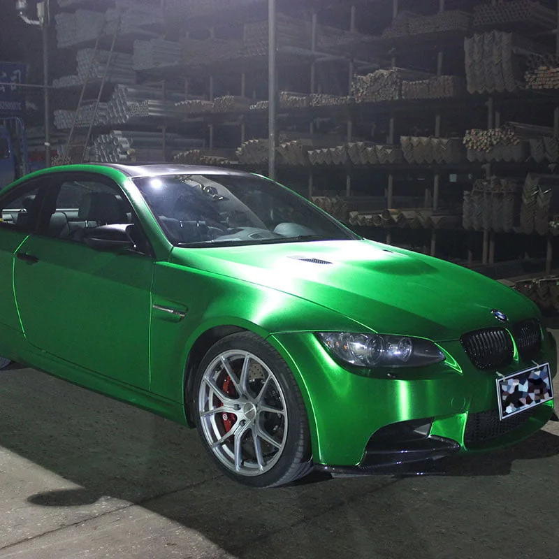 Green Brushed Matte Chrome