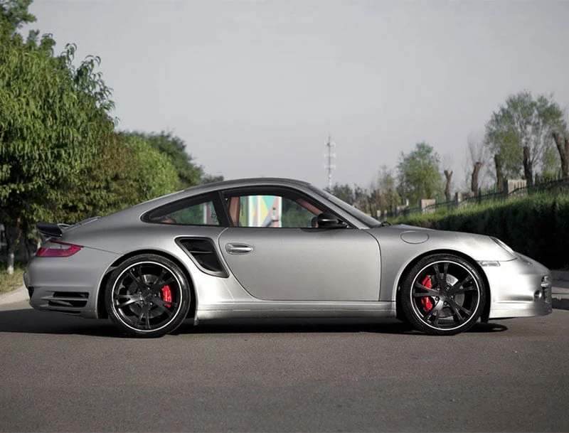Silver Brushed Matte Chrome