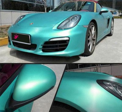 Tiffany Blue Brushed Matte Chrome