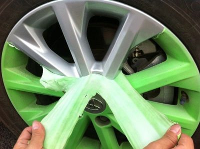 Peel Off Paint on Wheel