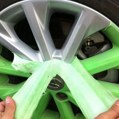 Peel Off Paint on Wheel