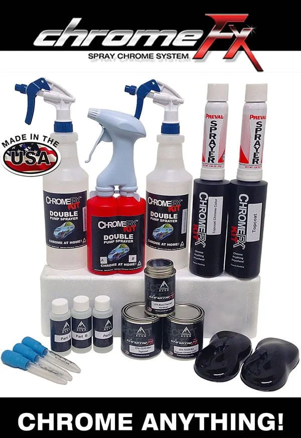 Buy Alsa Refinish Alsa Paint CFX-CPKS Chrome Plating Kit System - Chrome FX  Pump System. The Finest Silver Nitrate Kit on The Market. 100% Mirror Chrome  Finish Online at Low Prices in